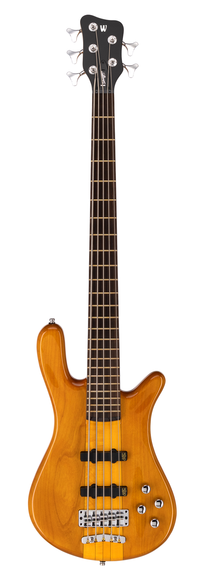 RockBass Streamer NT I, 5-String - Honey Violin Transparent High Polish